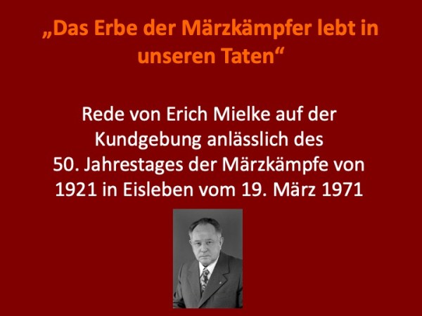 „Das Erbe der Märzkämpfer lebt in unseren&nbsp;Taten“